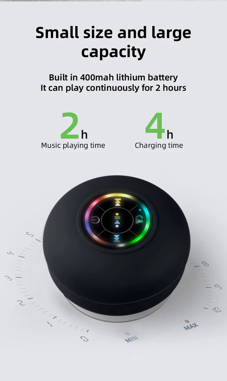 SplashTunes Suction Speaker